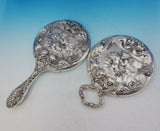 Love's Dream by Unger Sterling Silver Dresser Set 5pc Figural Cherub (#3567)