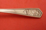 King and Queen Design by Tiffany and Co Copper Baby Food Pusher Bent Rare Sample