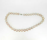 Huge 10-13mm Freshwater Pink Pearl Necklace (#J5091)