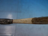 Sterling Silver and Bone Toothbrush Art Nouveau Roses Vintage (#6683)