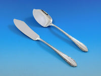Wild Flower by Royal Crest Sterling Silver Flatware Set Service 59 Pcs Grille