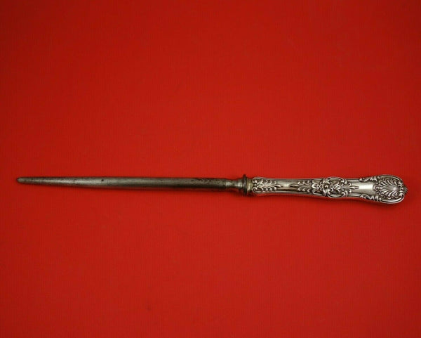 English King by Tiffany and Co Sterling Silver Steak Carving Hone HH 12 3/8"