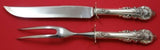 Sir Christopher by Wallace Sterling Silver Steak Carving Set 2pc HH WS Vintage