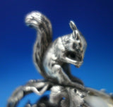 Squirrel by Gorham Sterling Silver Nut Bowl Master w/ Grapes Leaves #465 (#5669)