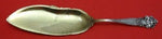 Georgian By Towle Sterling Silver Fish Server Goldwashed 12"