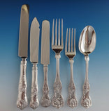 King by Dominick & Haff Sterling Silver Flatware Set Service 144 Pieces Shell