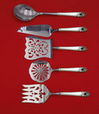 Spring Glory by International Sterling Silver Brunch Serving Set 5pc Custom Made