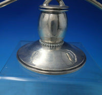 Beaded by Alan Allan Adler Sterling Silver Candlestick Pair 5" x 12" (#6065)