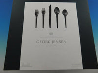 Caravel Black by Georg Jensen Stainless Steel Flatware 5 Piece Place Setting New