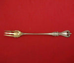 Old Colonial by Towle Sterling Silver Cocktail Fork Gold Washed Small Top 6"