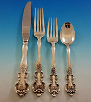 Belle Auberge by Kirk Sterling Silver Flatware Set for 12 Service 48 Pieces