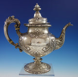 Flora by Reed & Barton Sterling Silver Tea Set 4pc #575A (#2851) Antique