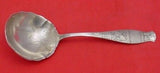 Gem Leaf by Whiting Sterling Silver Berry Spoon Brite-Cut 8 1/2"