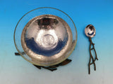 Pomegranate by Michael Aram Stainless Steel, Brass, Glass Bowl with Spoon - New