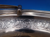 English Georgian Sterling Silver Fruit Bowl Basket Swing Handle Emes 1802 #7440