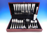 Rubans by Christofle Silverplate Flatware Service Set 53 pcs France Dinner Size