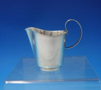 Gustev and Janson Sterling Silver Sugar and Creamer with Tray Modern 3pc (#5021)