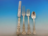 English King by Tiffany Co. Sterling Silver Flatware Set Service 96 pcs Dinner