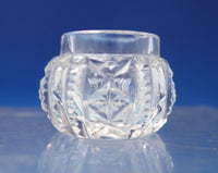 Rose by Unknown Sterling Silver Cut Crystal Jelly Jar Small 1 3/4" (#7265)