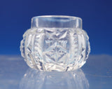 Rose by Unknown Sterling Silver Cut Crystal Jelly Jar Small 1 3/4" (#7265)