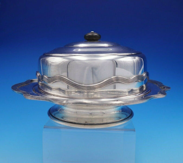 Sheffield Silverplate Cheese Dome with Underplate by LBS Company #5281 (#3275)