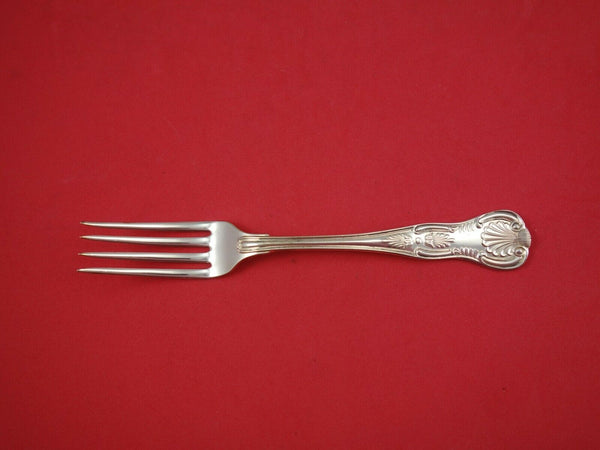 Kings by Reed & Barton Plate Silverplate Luncheon Fork 7 1/8" Vintage