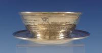 McChesney Co. Sterling Silver Child's Bowl & Plate Acid-Etched Figural (#0760)