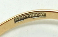 10k Gold Round .91ct Genuine Natural Tanzanite Ring (#J3806)
