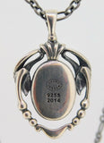 Georg Jensen Sterling 2014 Smoky Quartz Pendant (#J3907)