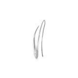 Offspring by Georg Jensen Sterling Silver Earrings Earhoops Double - New