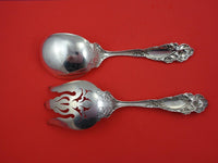 Love Disarmed by Reed and Barton Sterling Silver Salad Serving Set Old 11"