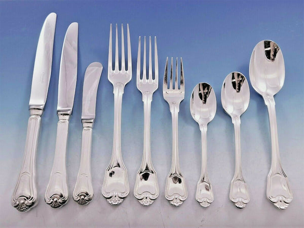 Port Royal by Christofle France Silverplate Flatware Set Service 114 pcs Dinner