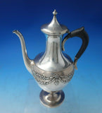 Montezuma by Shiebler Sterling Silver Demitasse Pot w/Ebony Handle #9248 (#5620)