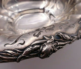 Les Cinq Fleurs by Reed and Barton Sterling Silver Fruit Bowl Oval #145 (#4668)