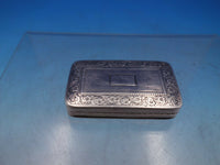Joseph Willmore English Georgian Sterling Silver Vinaigrette Birmingham (#6740)