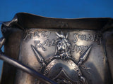 Gorham Sterling Silver Ash Tray Special Order #9618 Dated 1899 Native (#6731)