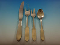 Mitra Mirror by Georg Jensen Stainless Steel Flatware Set For 8 Service Estate