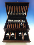 Strata Brown by Georg Jensen Stainless Steel Flatware Set Service Modern 74 Pcs