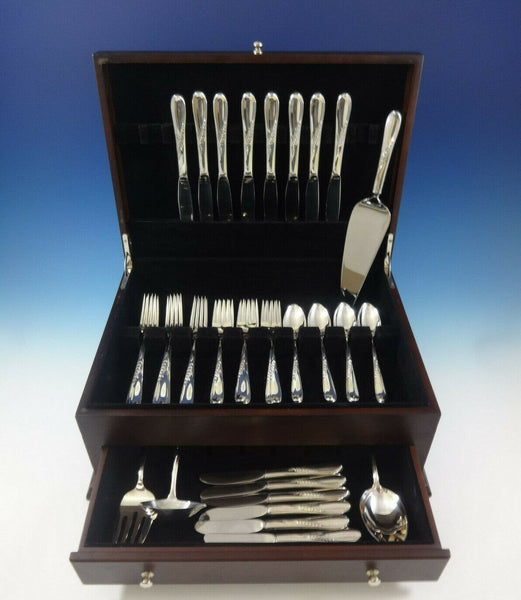 Silver Wheat by Reed & Barton Sterling Silver Flatware Set Service 45 Pieces