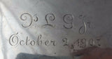 Tiffany & Co. Sterling Silver Child's Set 2pc Bowl & Underplate w/Cupids #0111