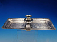 Lap Over Edge Acid Etched By Tiffany & Co. Sterling Silver Chamber Stick (#4612)