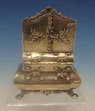 Dutch .883 Silver Miniature Dollhouse Dresser with Applied Cupids (#0355)