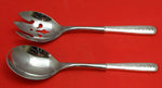 Rambler Rose by Towle Sterling Silver Salad Serving Set 2pc HHWS  Custom Made