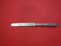 Repousse by Kirk Sterling Silver Dinner Knife blunt no bolster SP blade 9 5/8"