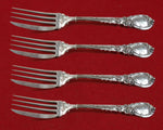 La Parisienne by Reed and Barton Sterling Silver Fish Fork Set 4pc AS Custom 7"