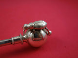 Ball End by George Sharp Sterling Silver Macaroni Server Brite-Cut with Bug 11"