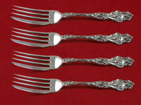 Irian by Wallace Sterling Silver Fish Fork Set 4pc AS Custom Made 7"