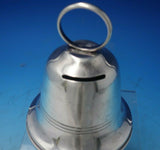 B and M Sterling Silver Bank Bell Shape #3500 6" x 4 3/4" c.1960 (#5394)