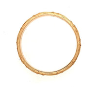 14k Yellow Gold Men's Wedding Band with Flowers Size 11.5 Jewelry (#J5875)
