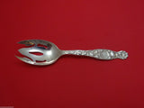 Heraldic by Whiting Sterling Silver Serving Spoon Pierced Orig Open End 8 1/8"
